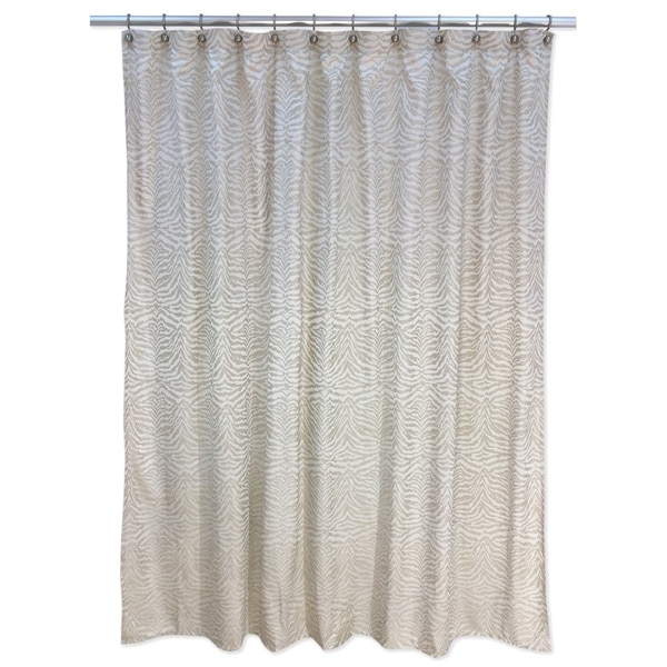 zebra shower curtain