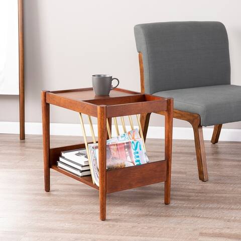 Holly & Martin Coen Magazine/Record Storage Table