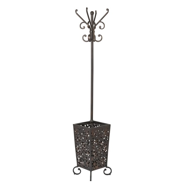 bronze coat rack