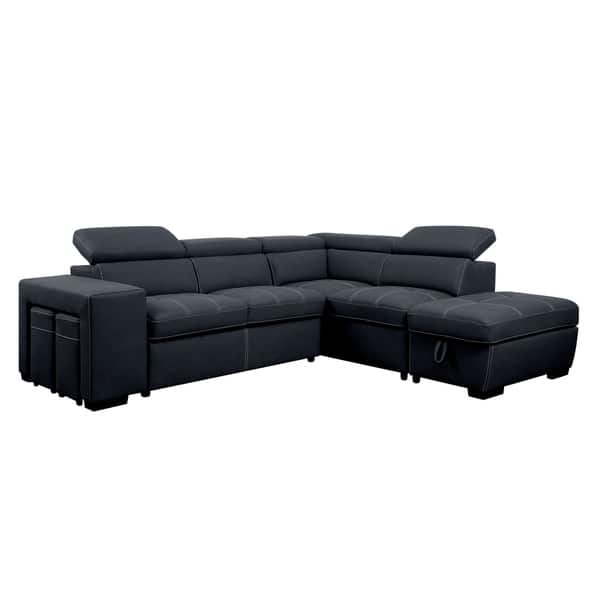 Strick Bolton Brunelli Grey Microfiber Sleeper Sofa Strick Bolton Brunelli Grey
