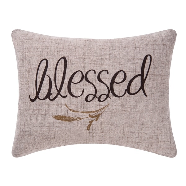 Blessed Printed 12x15 Throw Decorative Accent Throw Pillow - Bed Bath ...