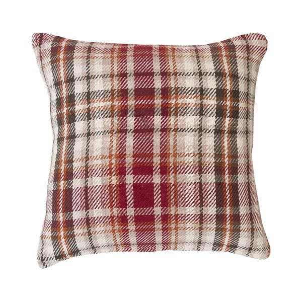slide 2 of 2, Samuel Plaid Woven 18 Inch Throw Pillow