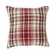 preview thumbnail 1 of 0, Samuel Plaid Woven 18 Inch Throw Pillow