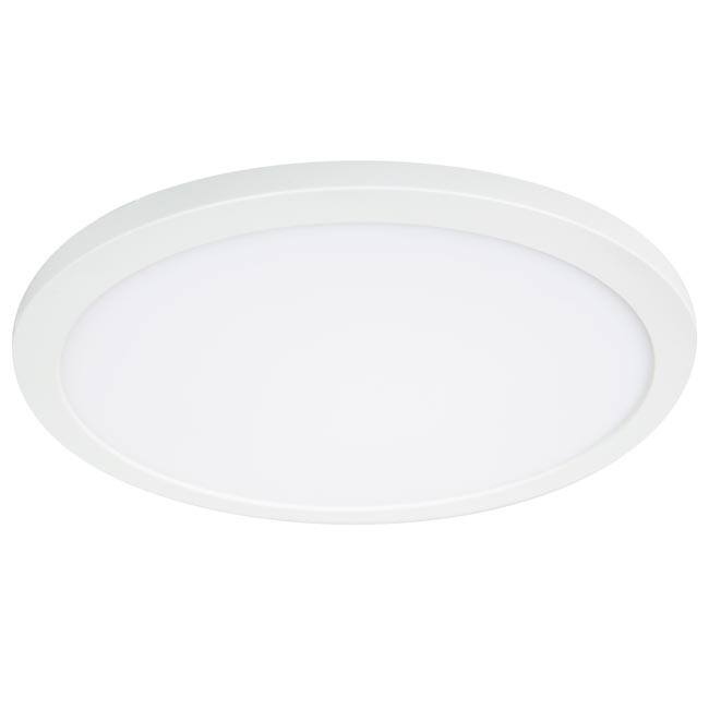 Maxxima 12 in. LED Flush Mount Celining Light, Magnetic Trim Ring, 3000K 1800 Lumens, Dimmable
