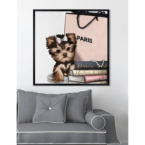 Yorkie Canvas Yorkie Wall Art Yorkie Office Art Yorkie Home Decor Wall