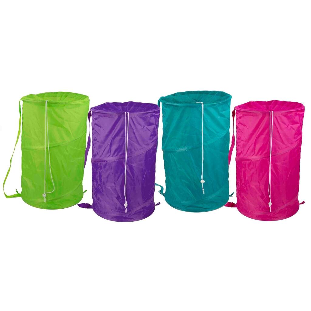 Mesh Barrel Laundry Hamper