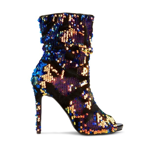 sequin booties