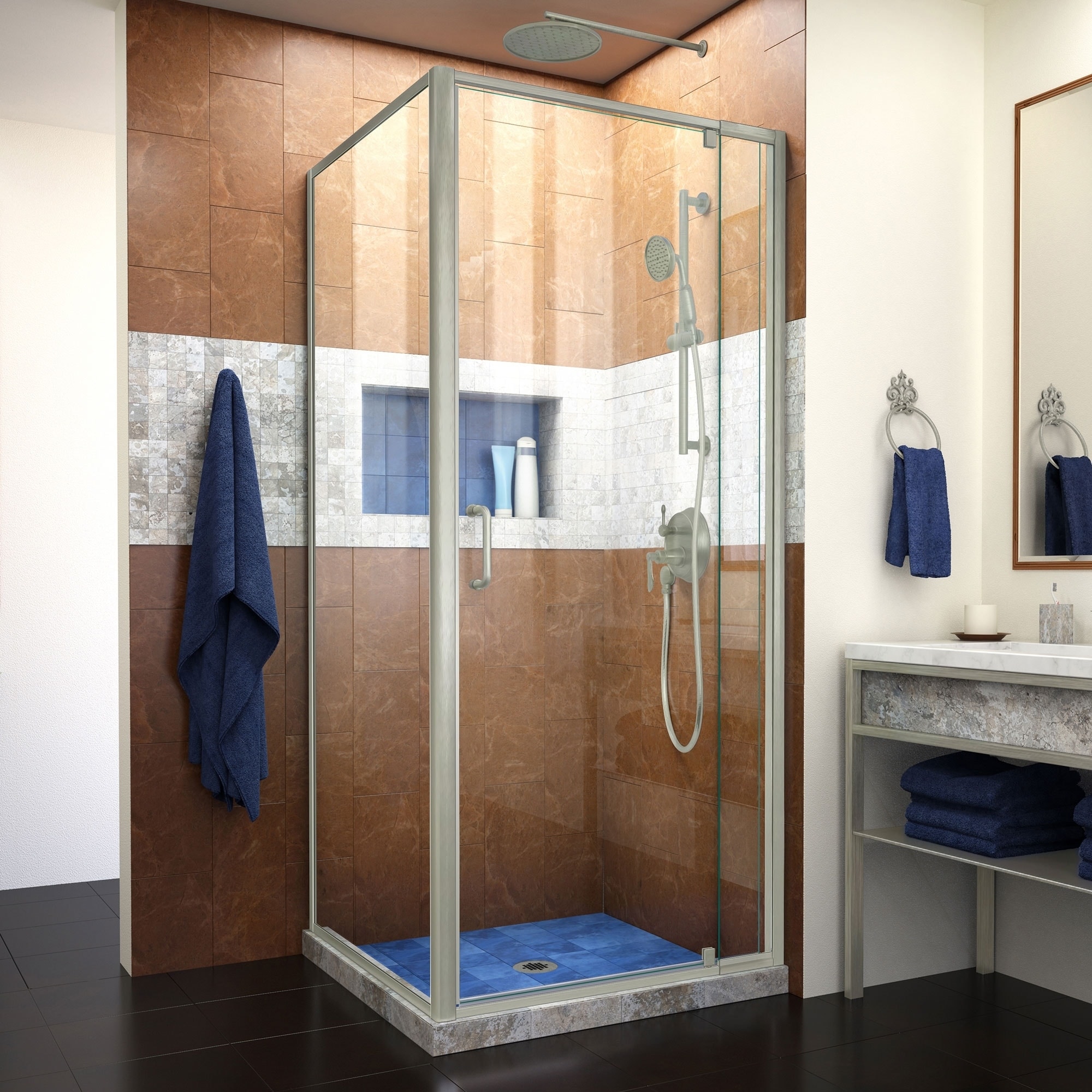 DreamLine Aqua Fold 33.5 W x 72 H Pivot Frameless Shower Door