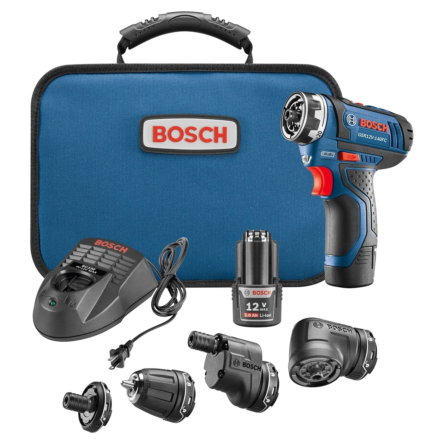 Shop Bosch Gsr12v 140fcb22 12 V Max Flexiclick 5 In 1 Drill