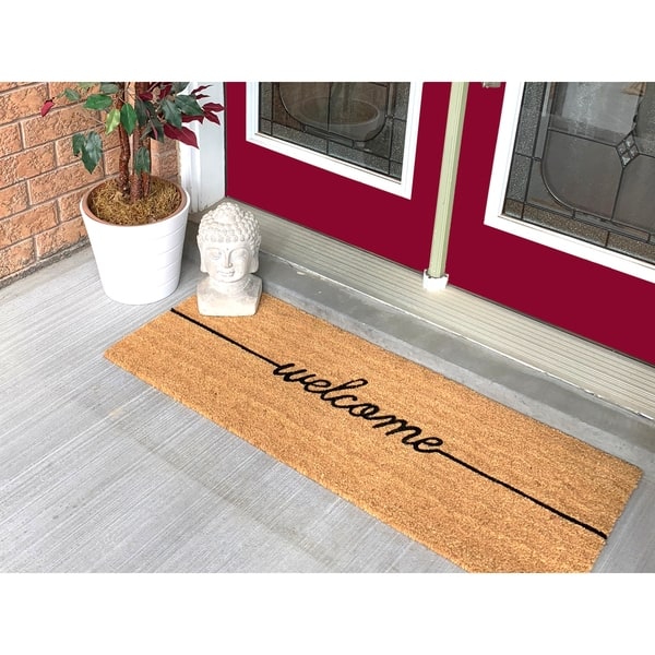 18 X 48 Welcome Large Coir Doormat