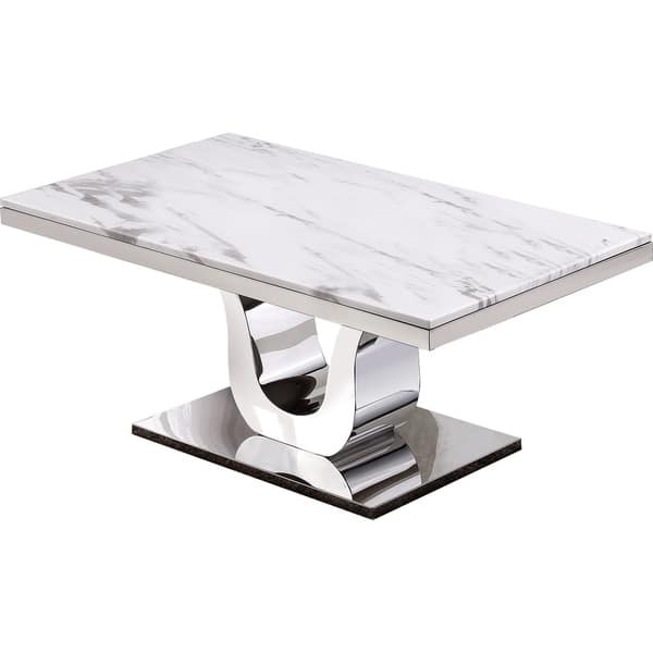 Best Quality Furniture Genuine White Marble Table Bed Bath & Beyond