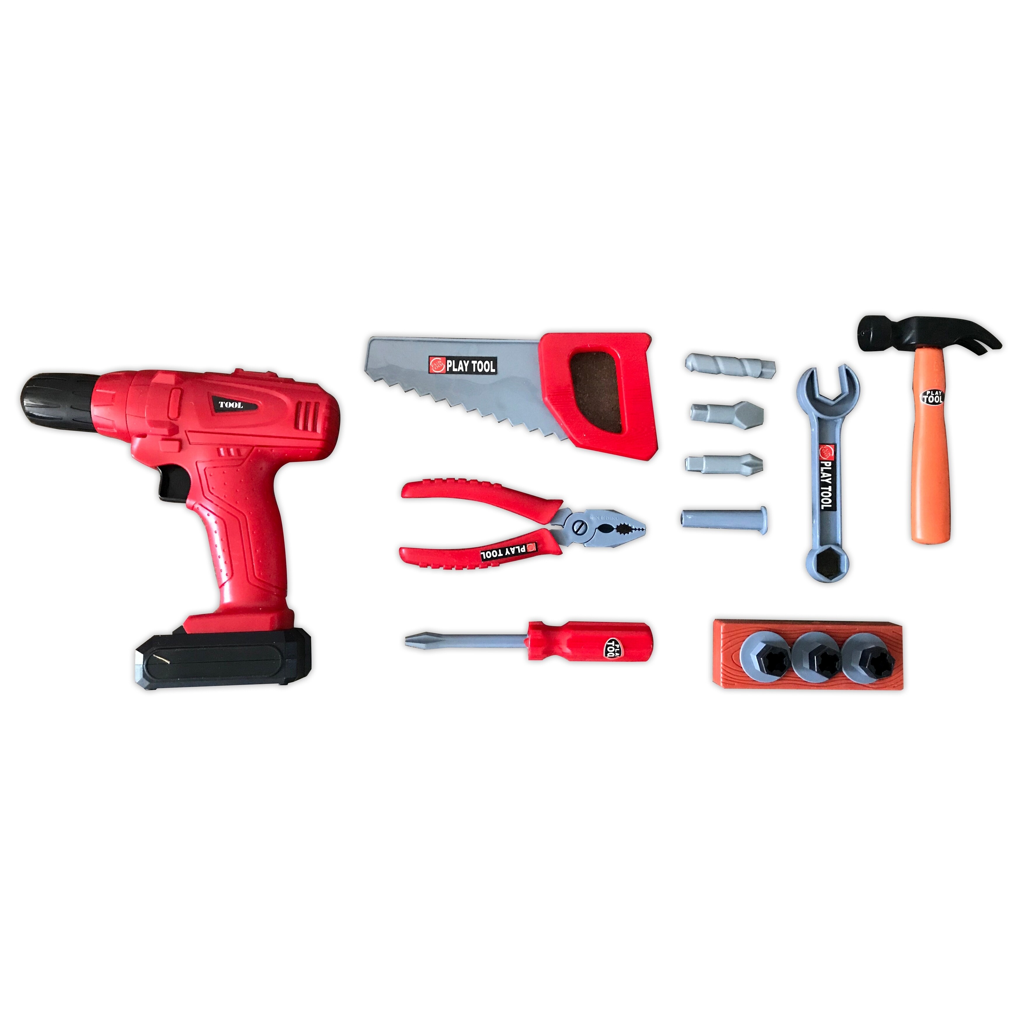 toy tool set with drill