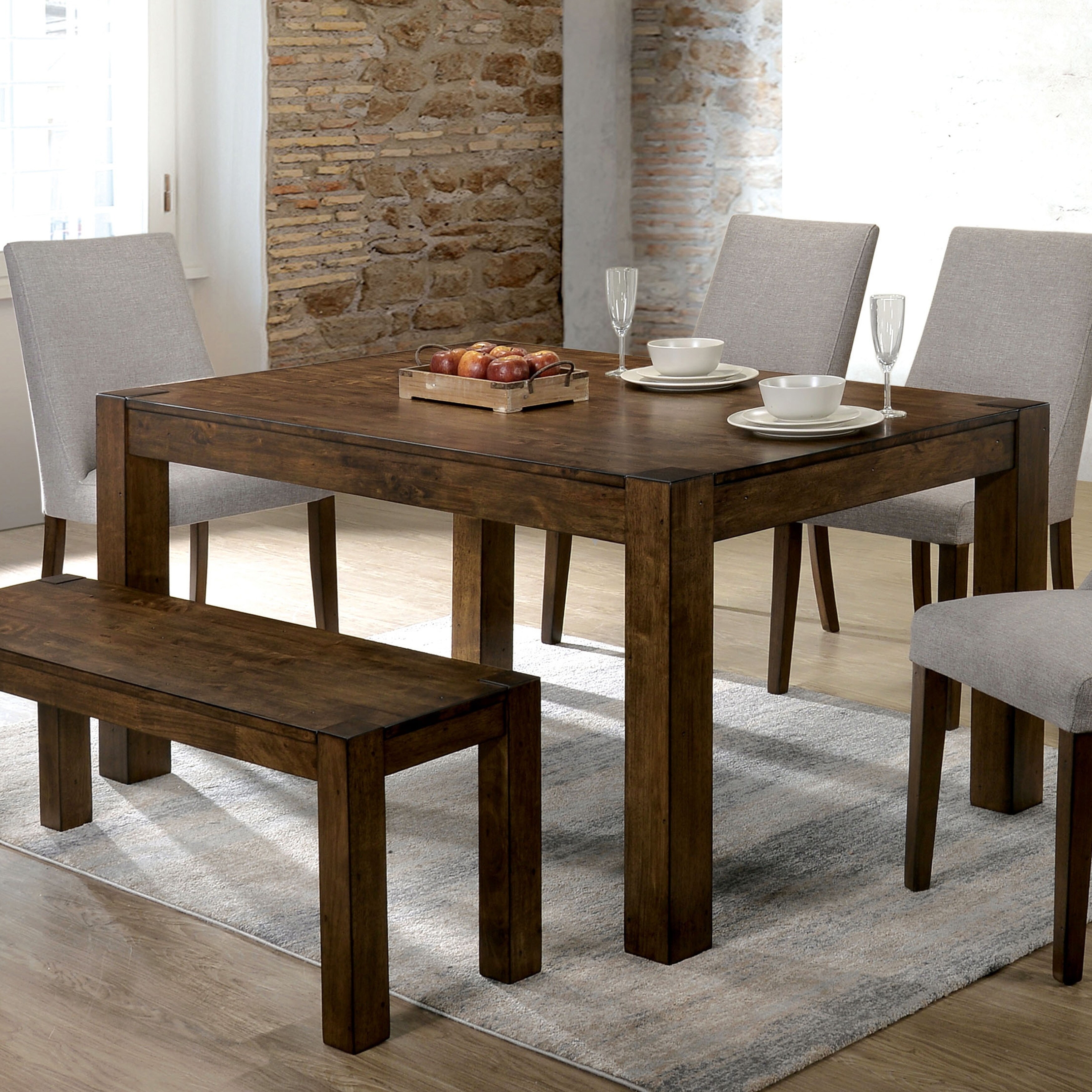 Carbon Loft Lawless Rustic Walnut 66 Inch Dining Table Carbon Loft Lawless Rustic Walnut 66 Inch Dining Table