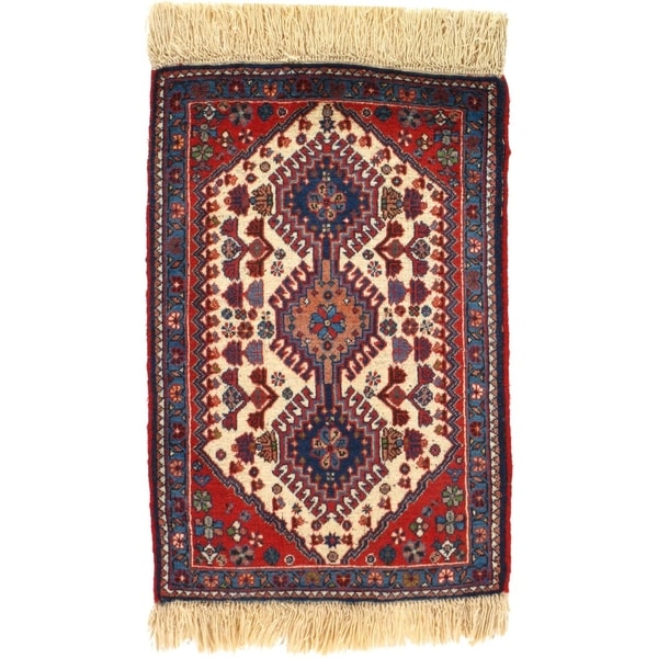 Pasargad DC Hand-Knotted Persian Tribal Rug - 1'10" X 2'11"