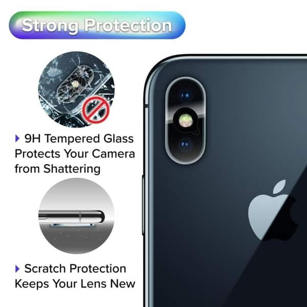 Shop Insten Clear Camera Lens Screen Protector For Apple Iphone X