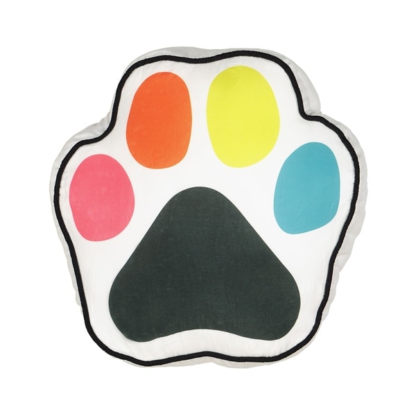 paw print cushion