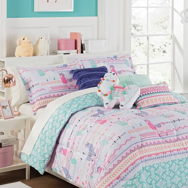 Shop Waverly Kids La La Llama Embroidered Decorative Pillow On