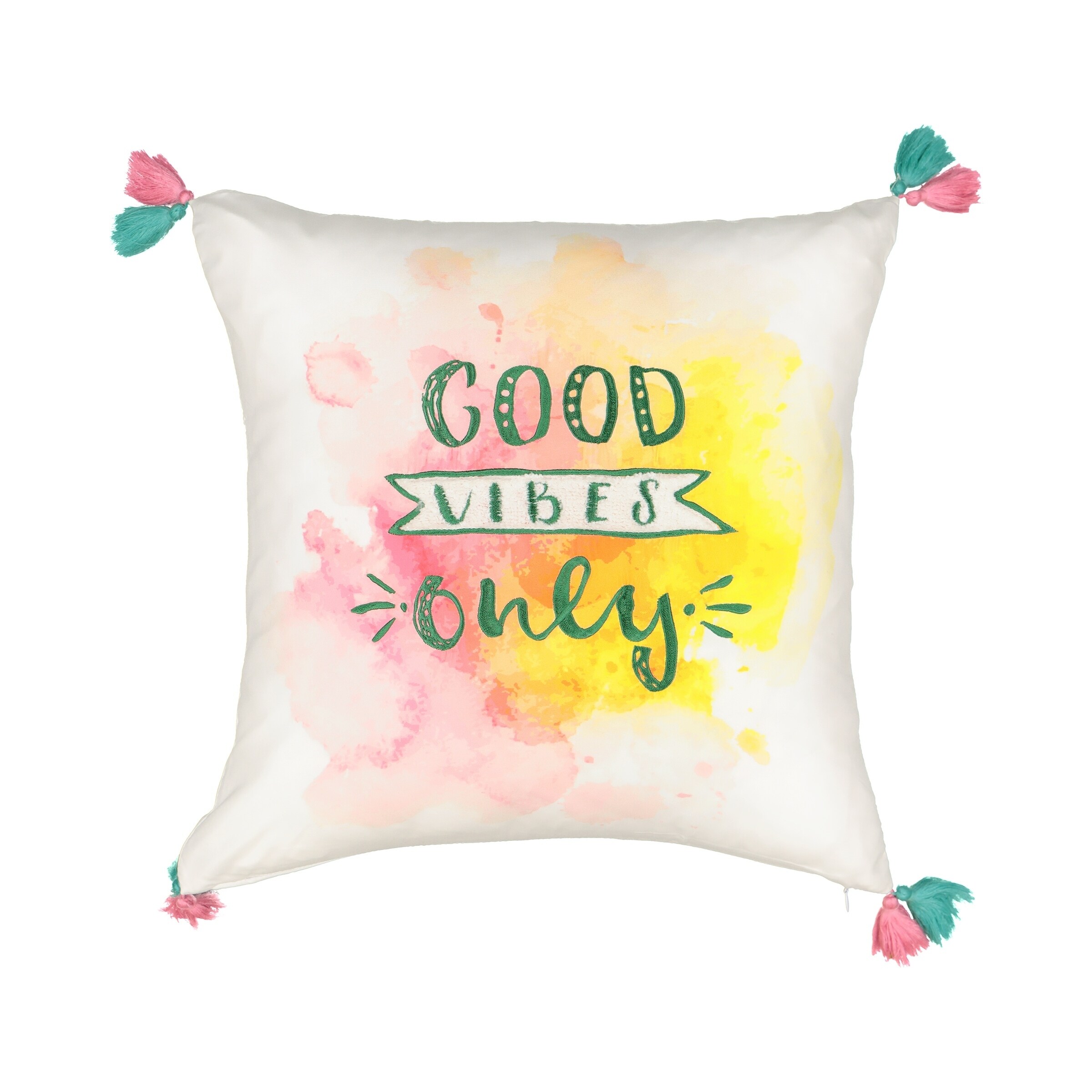 Waverly Spree Santa Maria Statement Decorative Pillow Multi 16x16