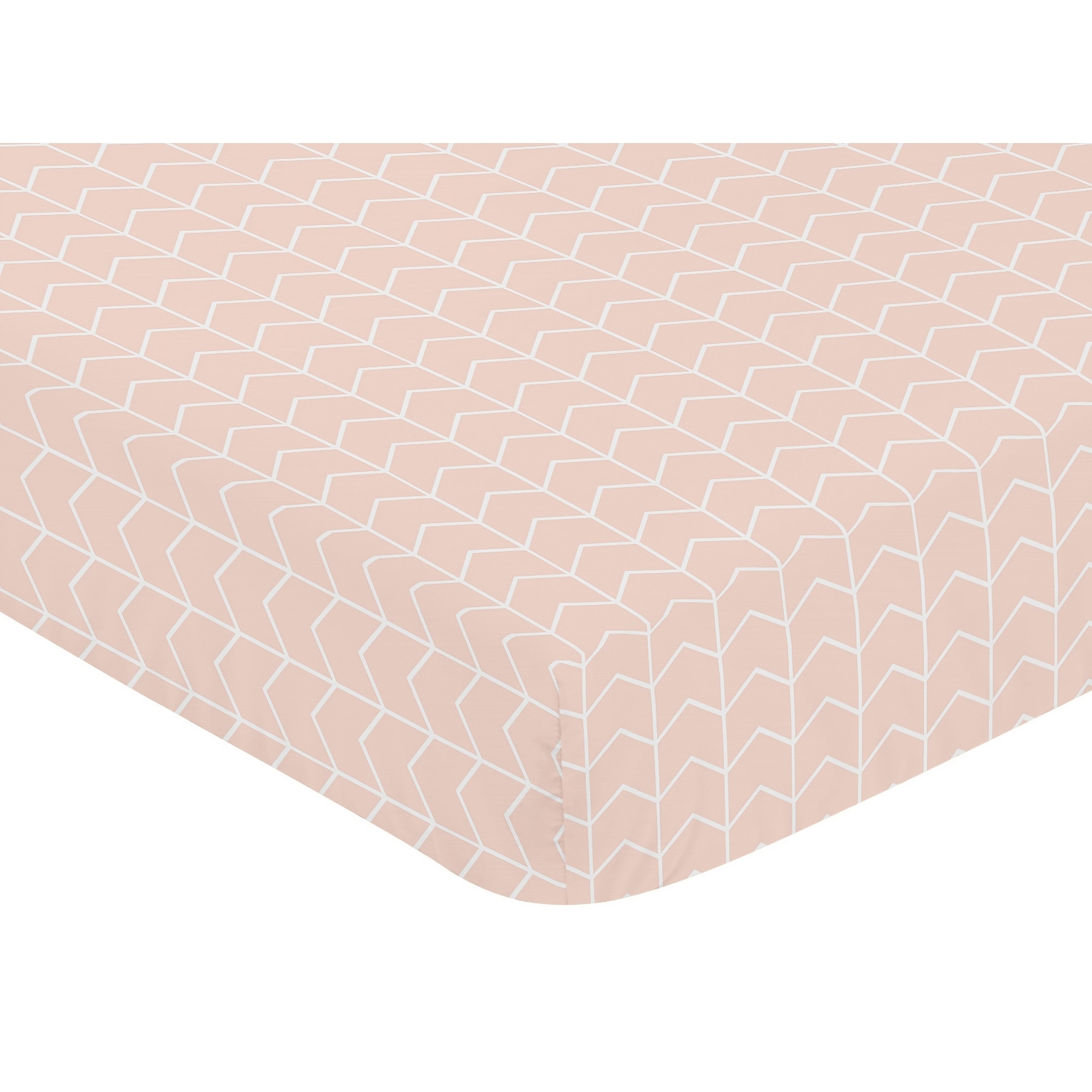 blush crib sheet