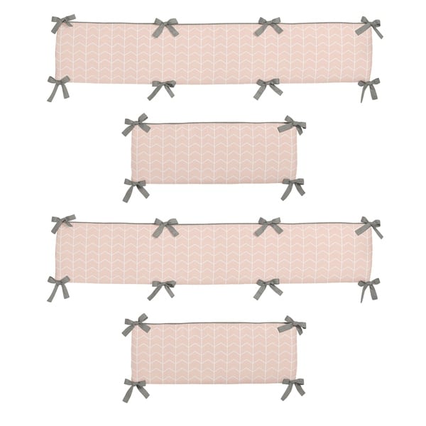 Shop Sweet Jojo Designs Blush Pink Grey And White Watercolor