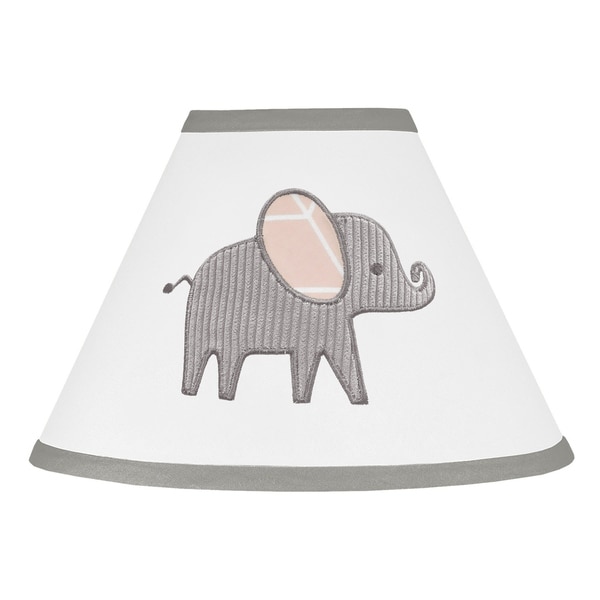 Sweet Jojo Designs Blush Pink Grey And White Watercolor Sweet Jojo Designs Blush Pink Grey And White Watercolor Elephant Safari Collection Lamp Shade Free Shipping On Orders Over 45
