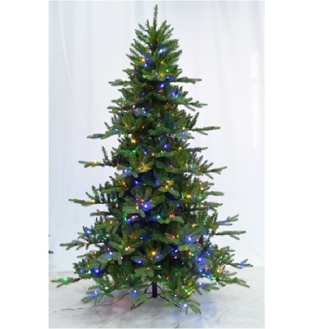 First Traditions Duxbury Christmas Tree with Hinged Branches, 6 ft