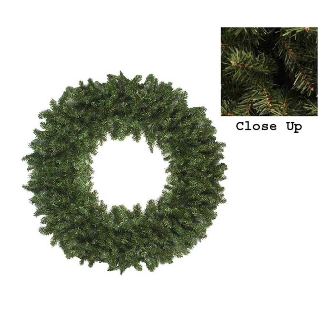 60" Commercial Size Canadian Pine Artificial Christmas Wreath - Unlit