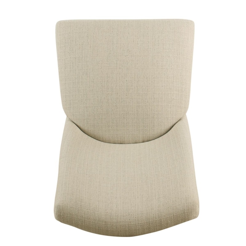The Gray Barn Dragonfly Curved Back Stain-resistant Textured Linen Single Dining Chair