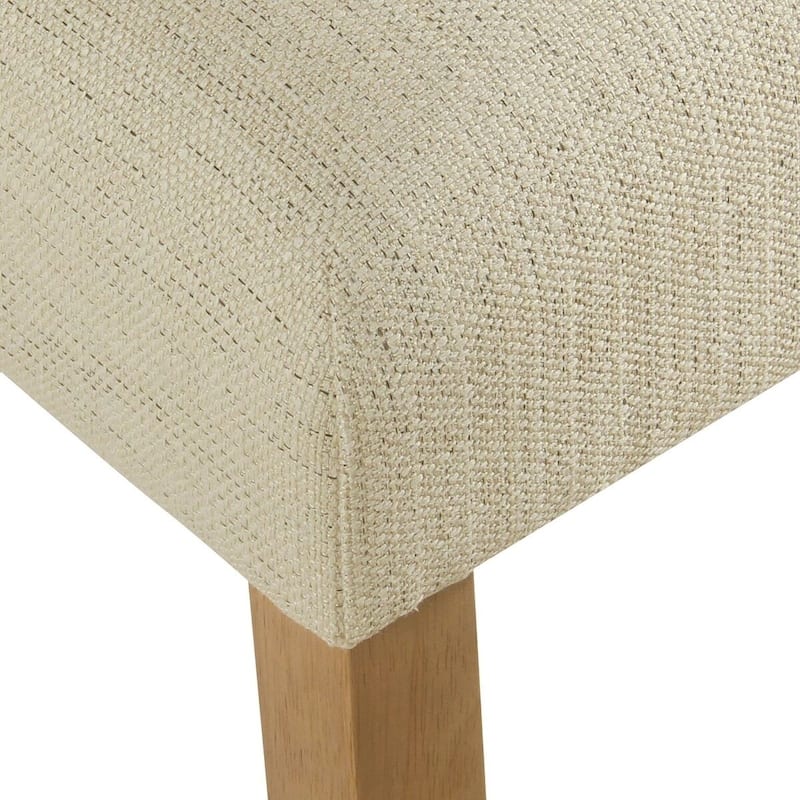 The Gray Barn Dragonfly Curved Back Stain-resistant Textured Linen Single Dining Chair
