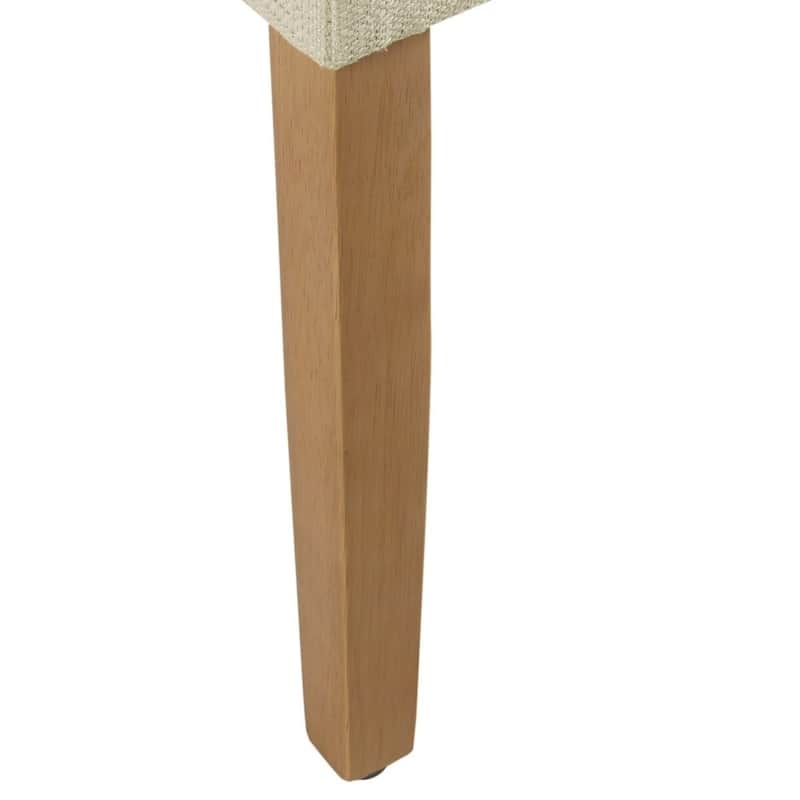 The Gray Barn Dragonfly Curved Back Stain-resistant Textured Linen Single Dining Chair