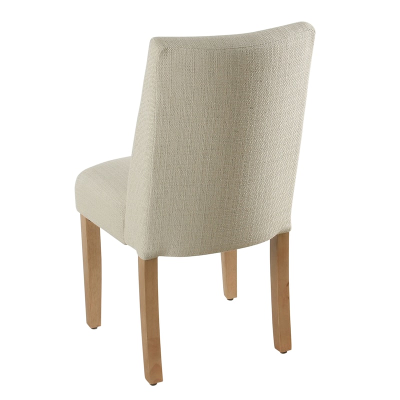 The Gray Barn Dragonfly Curved Back Stain-resistant Textured Linen Single Dining Chair