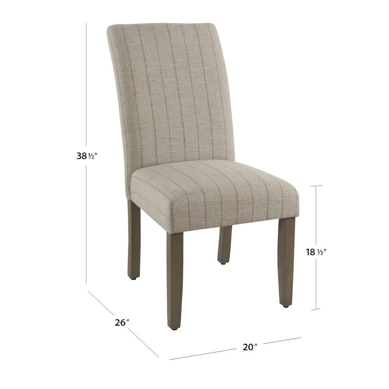 The Gray Barn Dragonfly Curved Back Stain-resistant Textured Linen Single Dining Chair