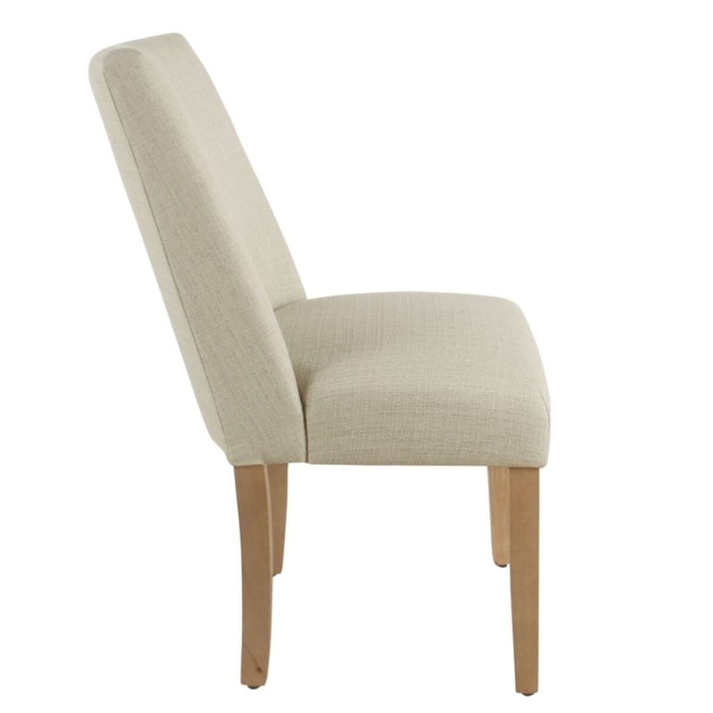 The Gray Barn Dragonfly Curved Back Stain-resistant Textured Linen Single Dining Chair