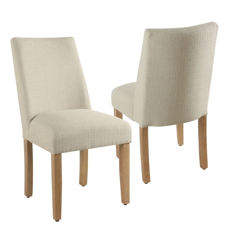 The Gray Barn Dragonfly Curved Back Stain-resistant Textured Linen Single Dining Chair