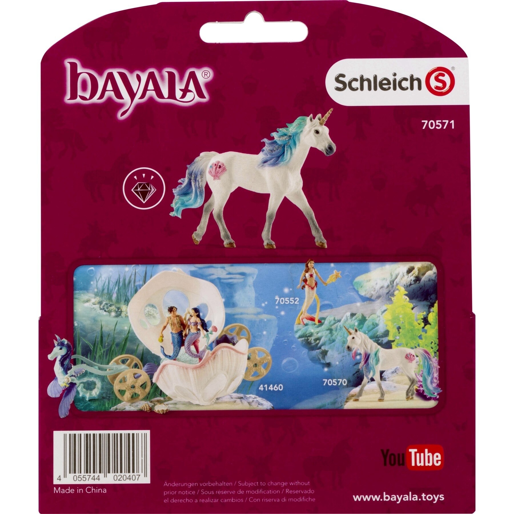 schleich sea unicorn family