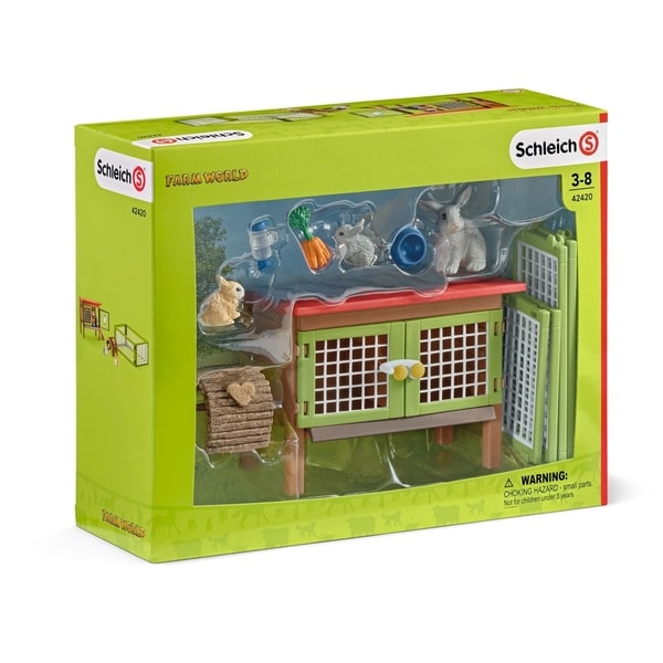 schleich bunny hutch