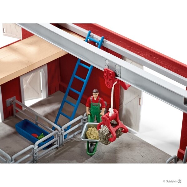 schleich barn with animals and accessories