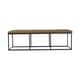 preview thumbnail 7 of 16, HomePop Draper Light Brown Button-tufted Large Ottoman