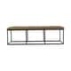 preview thumbnail 11 of 16, HomePop Draper Light Brown Button-tufted Large Ottoman