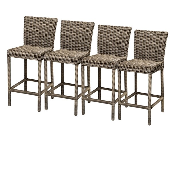 TK Classics 6 Cape Cod Barstools w/Back Vintage Stone 