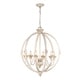 preview thumbnail 2 of 4, Jules 6-Light Chandelier in Antique Ivory