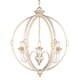 preview thumbnail 1 of 4, Jules 6-Light Chandelier in Antique Ivory