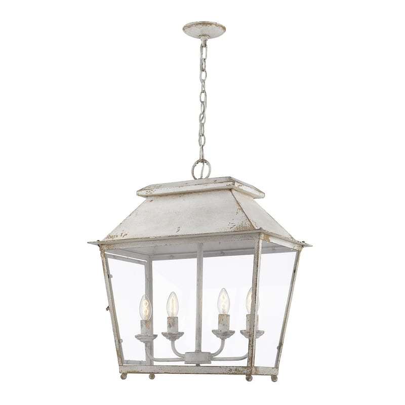 Carbon Loft Barton 4-light Pendant in Antique Ivory
