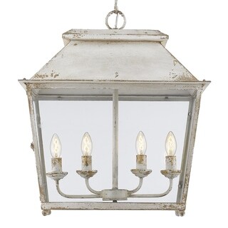 Carbon Loft Barton 4-light Pendant in Antique Ivory
