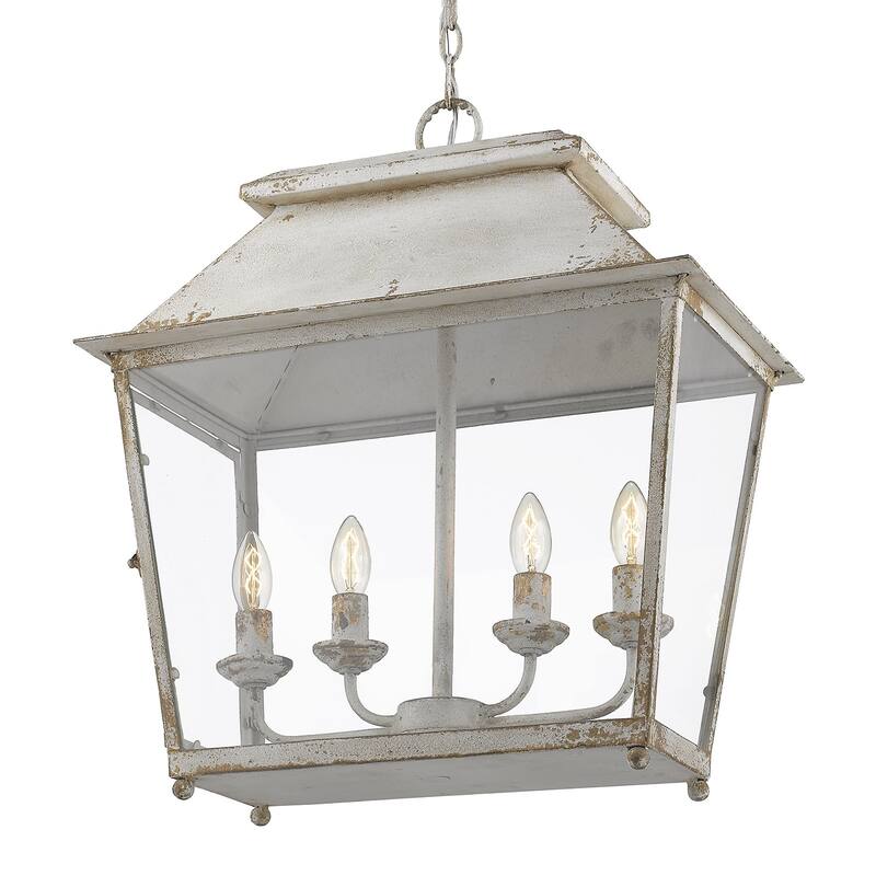 Carbon Loft Barton 4-light Pendant in Antique Ivory