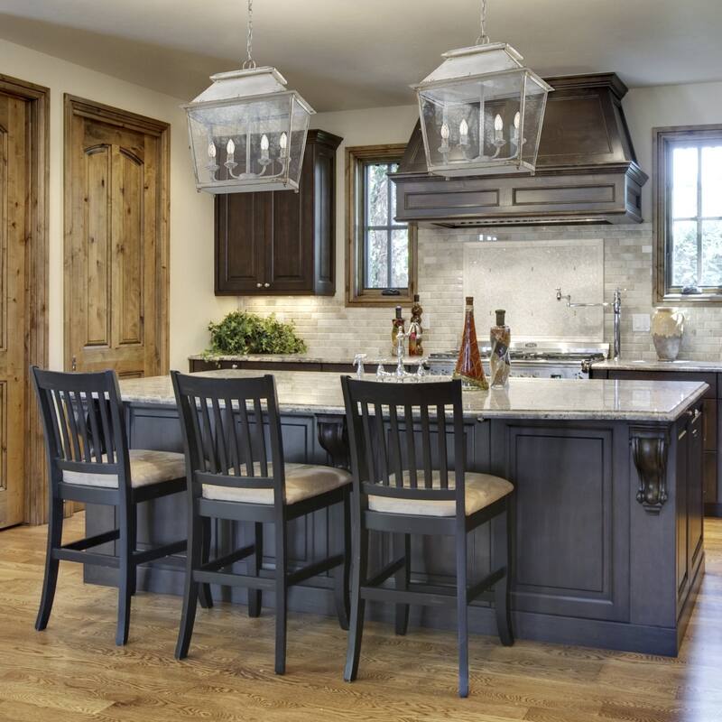 Carbon Loft Barton 4-light Pendant in Antique Ivory