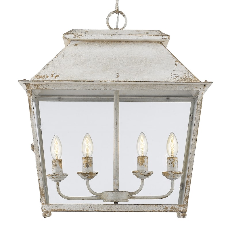 Carbon Loft Barton 4-light Pendant in Antique Ivory