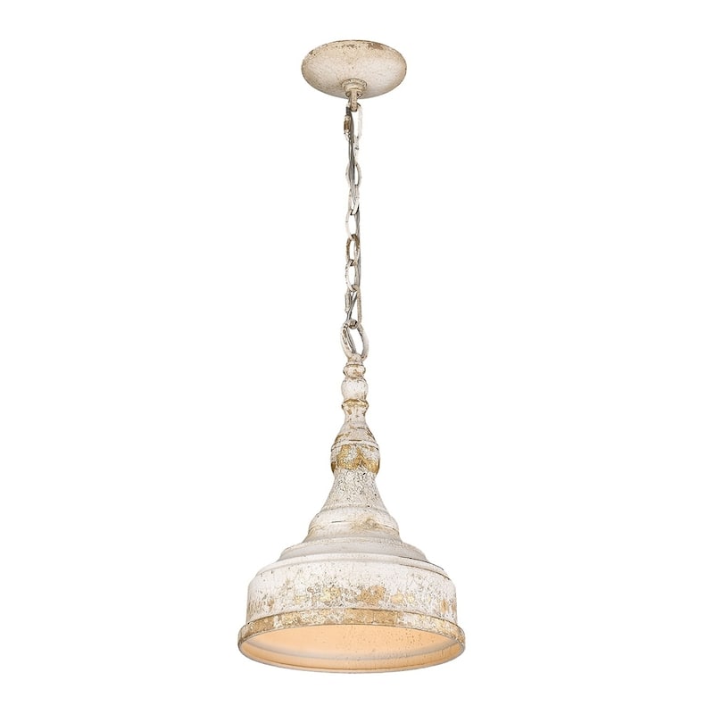The Gray Barn Robin Hill 1-light Antique Ivory Steel Pendant