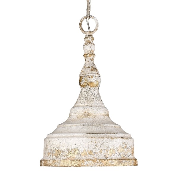 slide 2 of 8, The Gray Barn Robin Hill 1-light Antique Ivory Steel Pendant