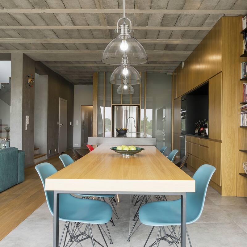 Carbon Loft Barton Pewter Seeded Glass and Steel 1-light Pendant